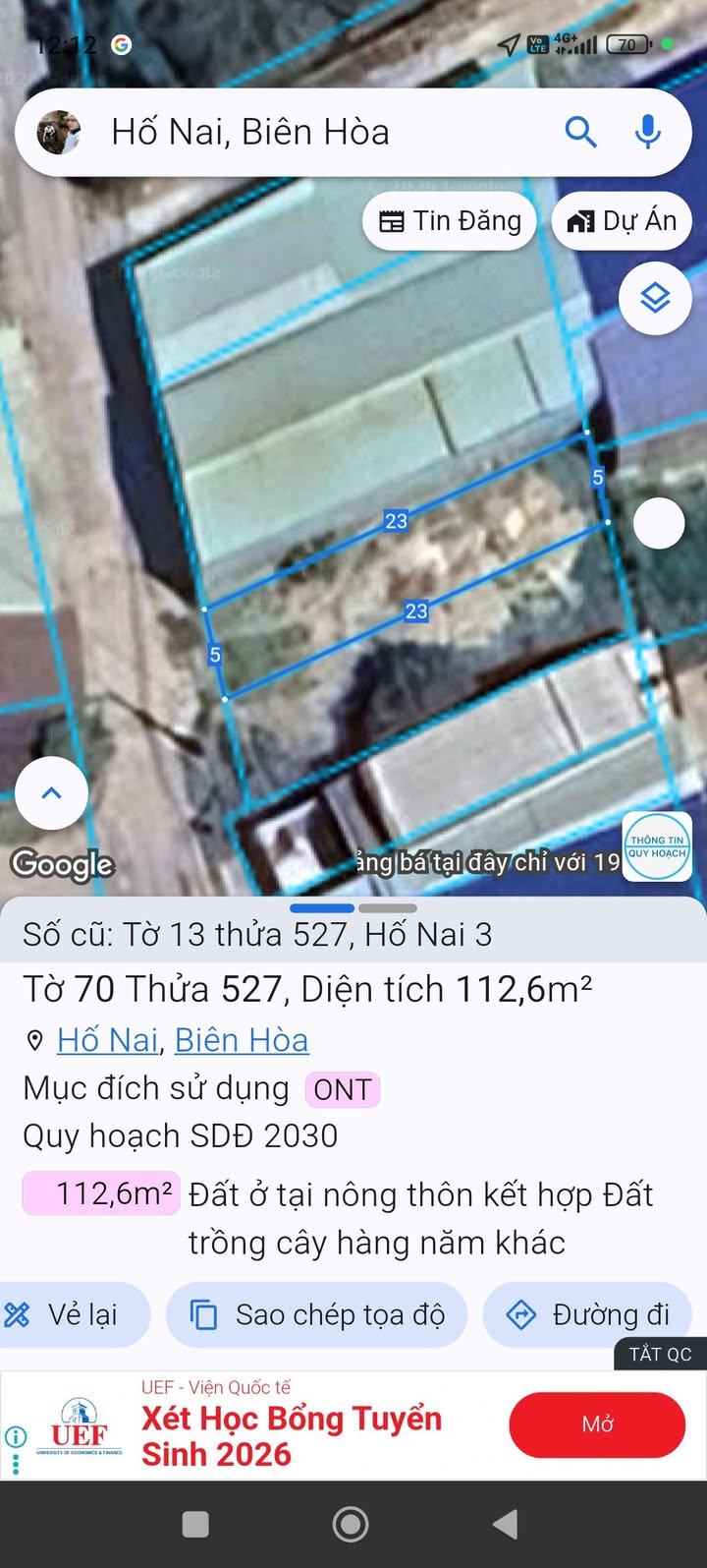 Đất nền Hố Nai Biên Hòa 115m² - Sổ đỏ chính chủ, tiềm năng sinh lời!