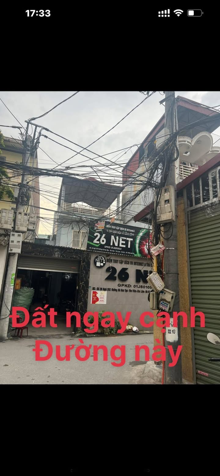 Bán đất Yên Viên 43m² - Ngõ ô tô Hạ Huy Tập, giá 2.95 tỷ