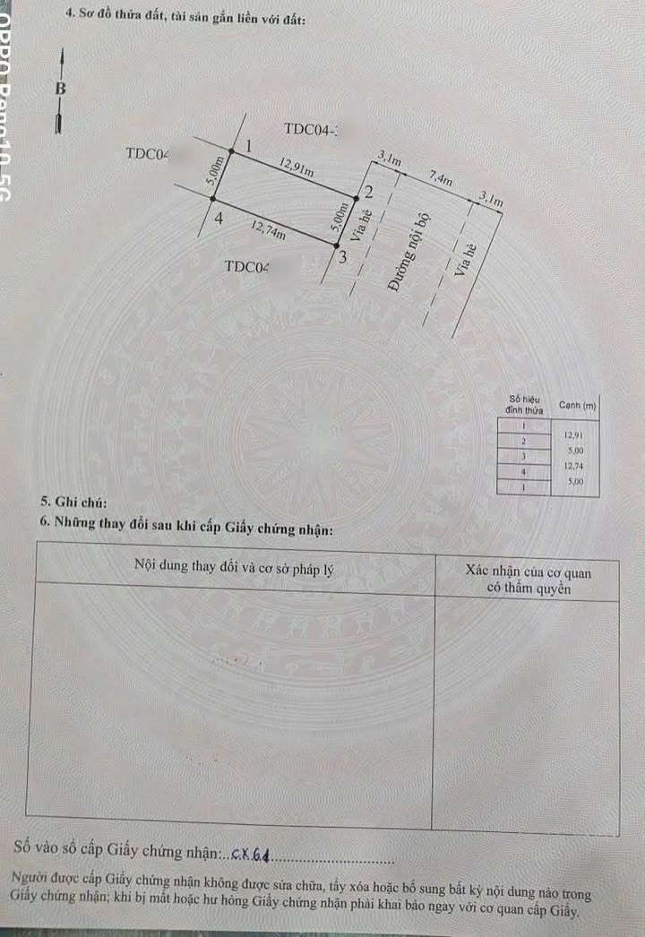 Đất nền Đống Chuối, Hồng Bàng 64m² - MT 5m, Hướng Nam mát mẻ