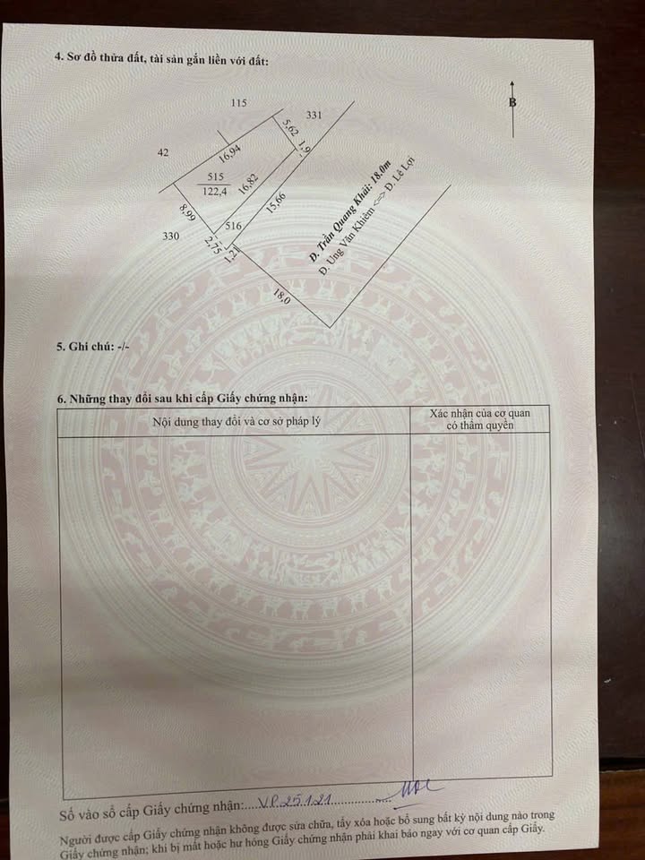 Đất Mặt Tiền Trần Quang Khải, Ninh Kiều, Cần Thơ - Ngang 16m, 160m², Giá 1 Tỷ