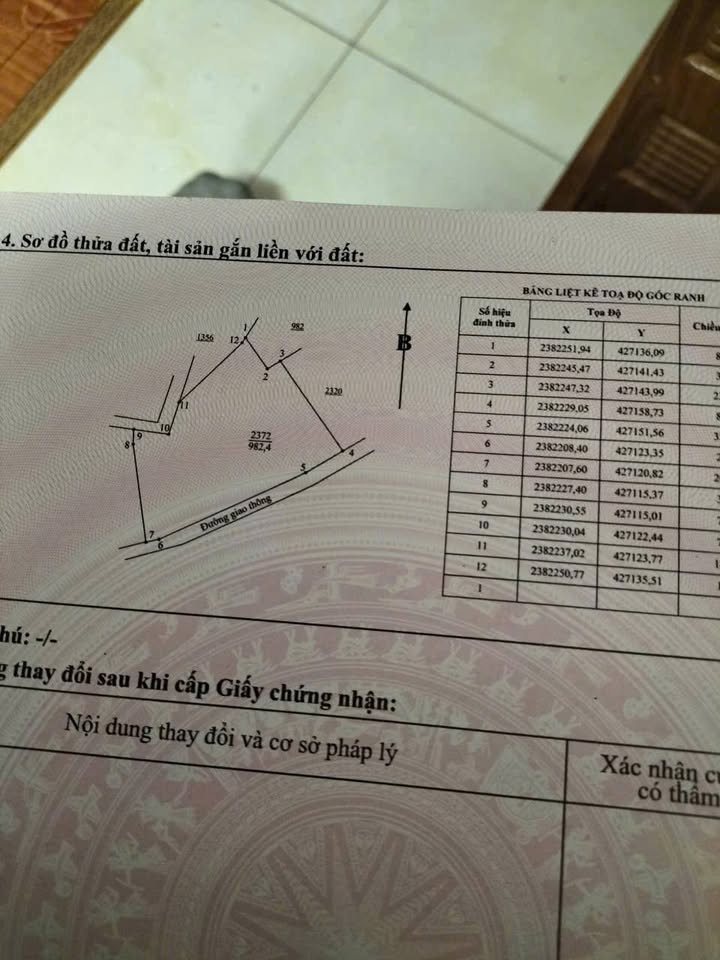 Đất nền Xã Thịnh Đức, Thái Nguyên 982m² giá từ 1 tỷ - Tiềm năng tăng giá!