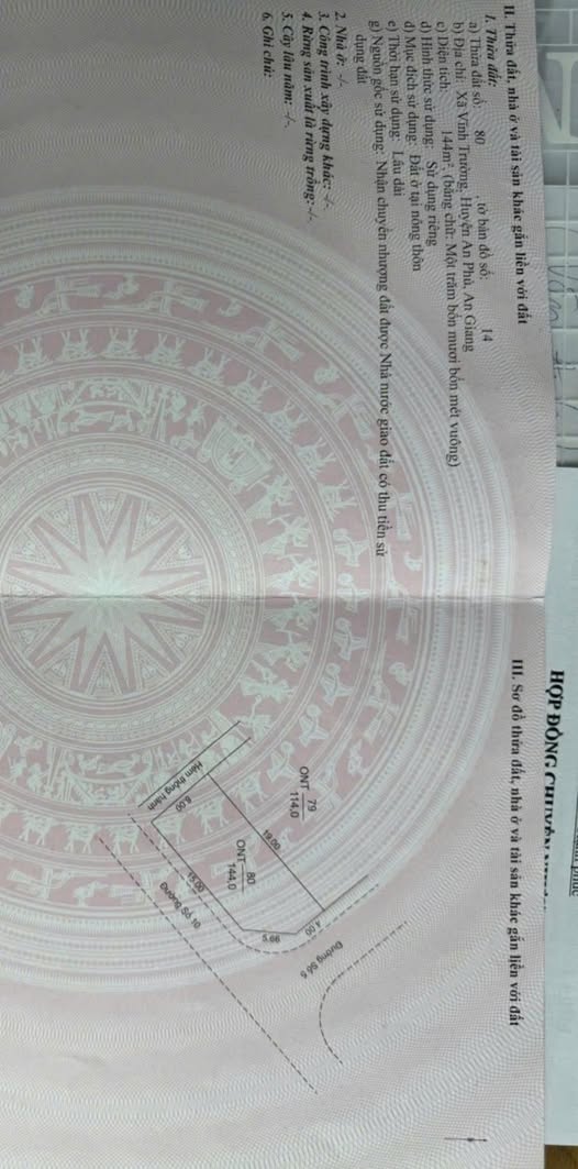 Đất nền Vĩnh Trường An Phú 152m² - Bán gấp, sổ đỏ chính chủ!