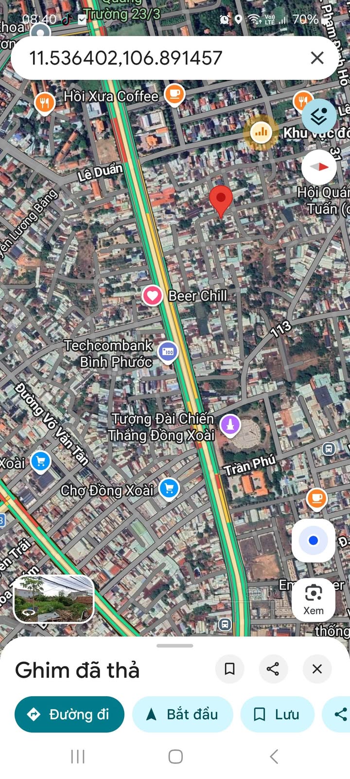 Đất nền Đồng Xoài 900 triệu - Sổ đỏ chính chủ, dân cư đông đúc!