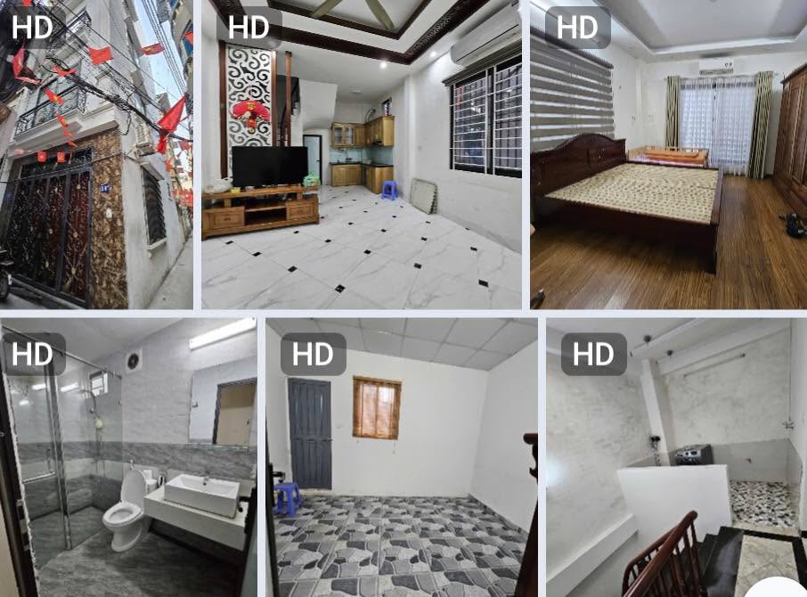 Cho thuê nhà 5 tầng 30m² 3PN, Ngõ 525 Trương Định, Hoàng Mai - Giá 14 Triệu