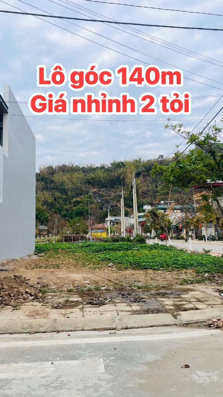 Đất nền Lô Góc Khu Đô Thị 6B Sơn La 140m² - Giá tốt đầu tư