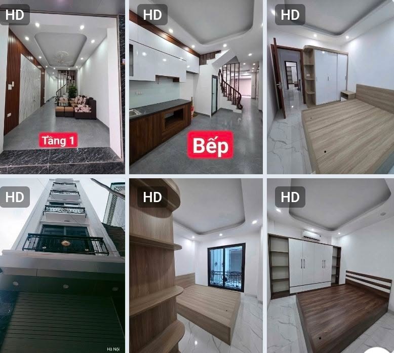 Nhà Nguyên Căn 35m² 5 Tầng, 7PN Hà Đông - Giá 13 Triệu/Tháng