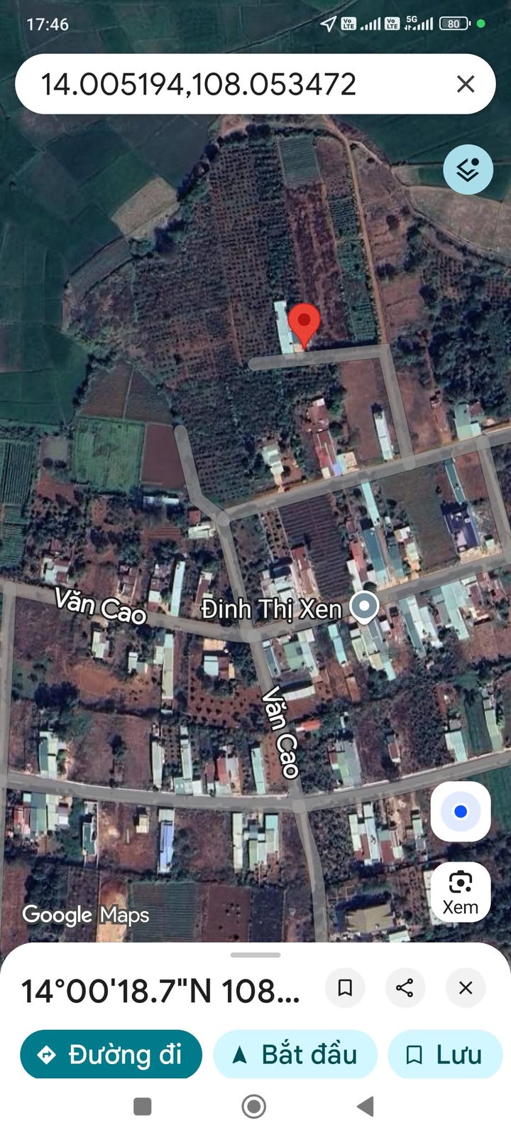 Đất Hẻm Văn Cao Pleiku 154m² Full Thổ Cư - Giá 5.x Tỷ