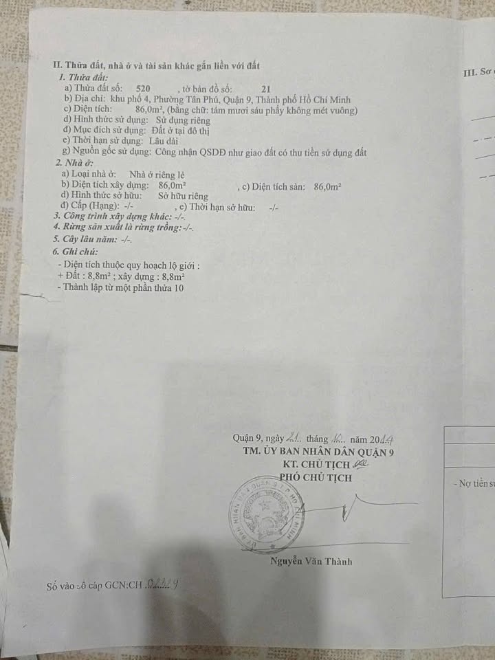 Nhà Cấp 4 Đường 138, TP Thủ Đức - 97m² Sổ Hồng, Giá 6 Tỷ - Sẵn Sàng Vào Ở Ngay