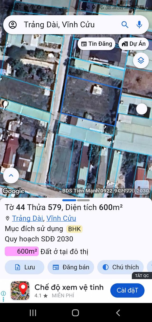 Đất nền Trảng Dài, Biên Hòa 600m² – Sổ hồng riêng, tiềm năng tăng giá!