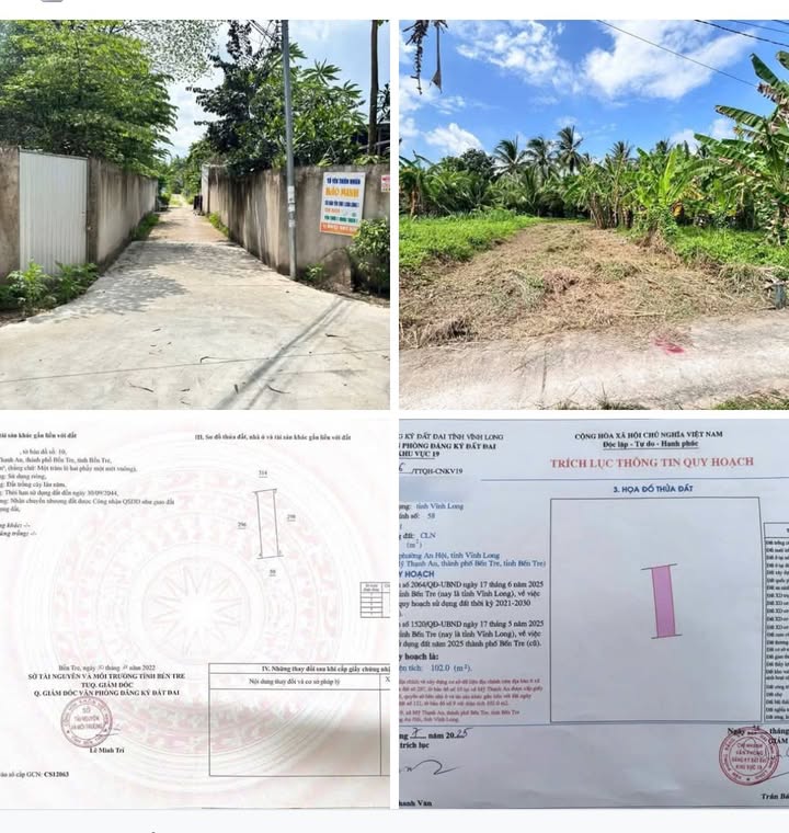 Đất nền An Hội Vĩnh Long 399 triệu - Sổ đỏ chính chủ