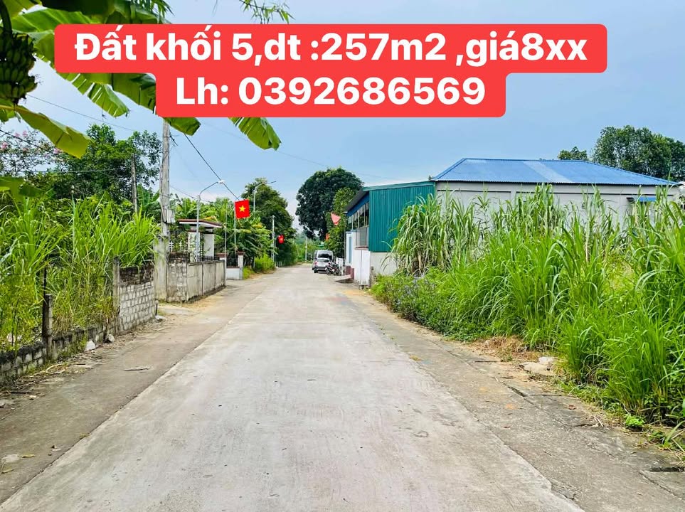 Đất nền Thị trấn Tân Kỳ 257m² - Sổ đỏ chính chủ, giá tốt!