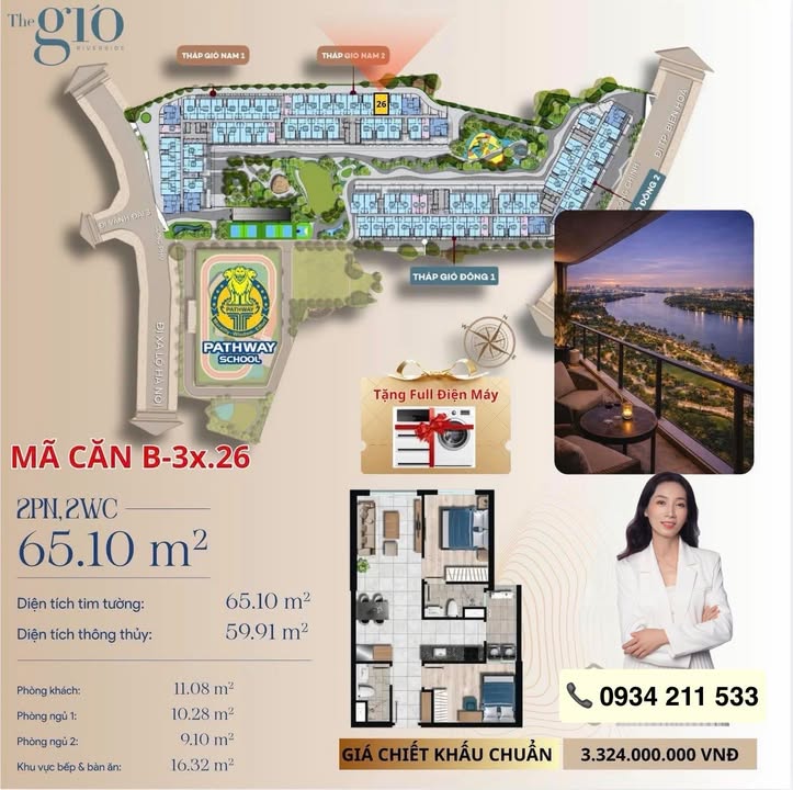 Căn hộ view sông Đồng Nai 5000m² - Sống nghỉ dưỡng tại Nhơn Trạch