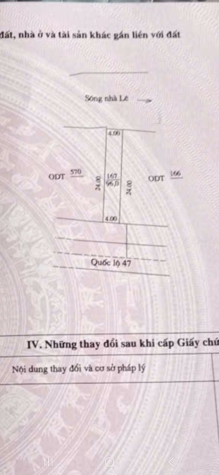 Nhà phố QL47 Thanh Hóa 96m² giá 4.x tỷ - Chính chủ bán!