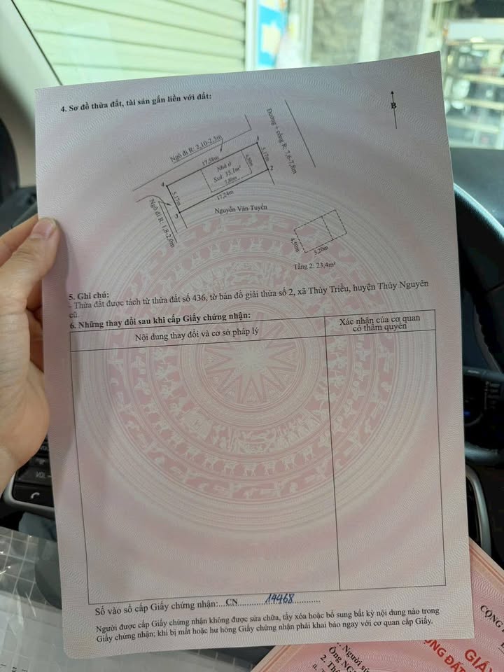 Mặt Tiền Kinh Doanh Thuỷ Triều, Thuỷ Nguyên 90m² - Giá 3.8 Tỷ