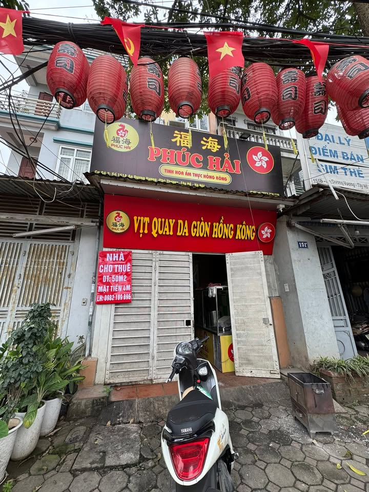 Cho thuê nhà mặt tiền An Dương Vương, Tây Hồ - 50m² x 4 tầng, giá 10 triệu/tháng