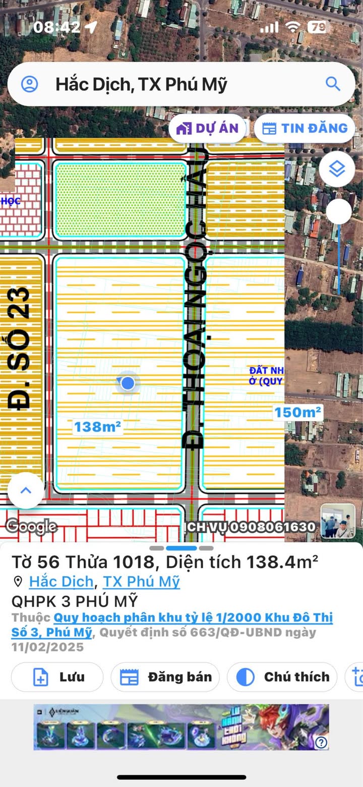 Đất nền 130m² Tân Thành, Biên Hòa giá 1.08 tỷ - Tiềm năng tăng giá!