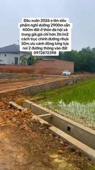 Bán Đất Sóc Sơn 3900m² - 10 Tỷ, Vị Trí Đắc Địa, Lì Xì Vàng Đầu Năm