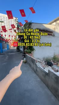 Đất Nền Vĩnh Hòa Nha Trang 42.9m² Sổ Đỏ Full Thổ Cư - Gần Biển