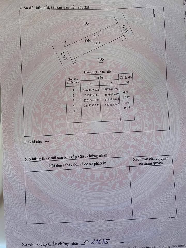 Đất nền Đông Hòa Tiền Hải 65m² - Sổ đỏ chính chủ, ô tô vào tận nơi!