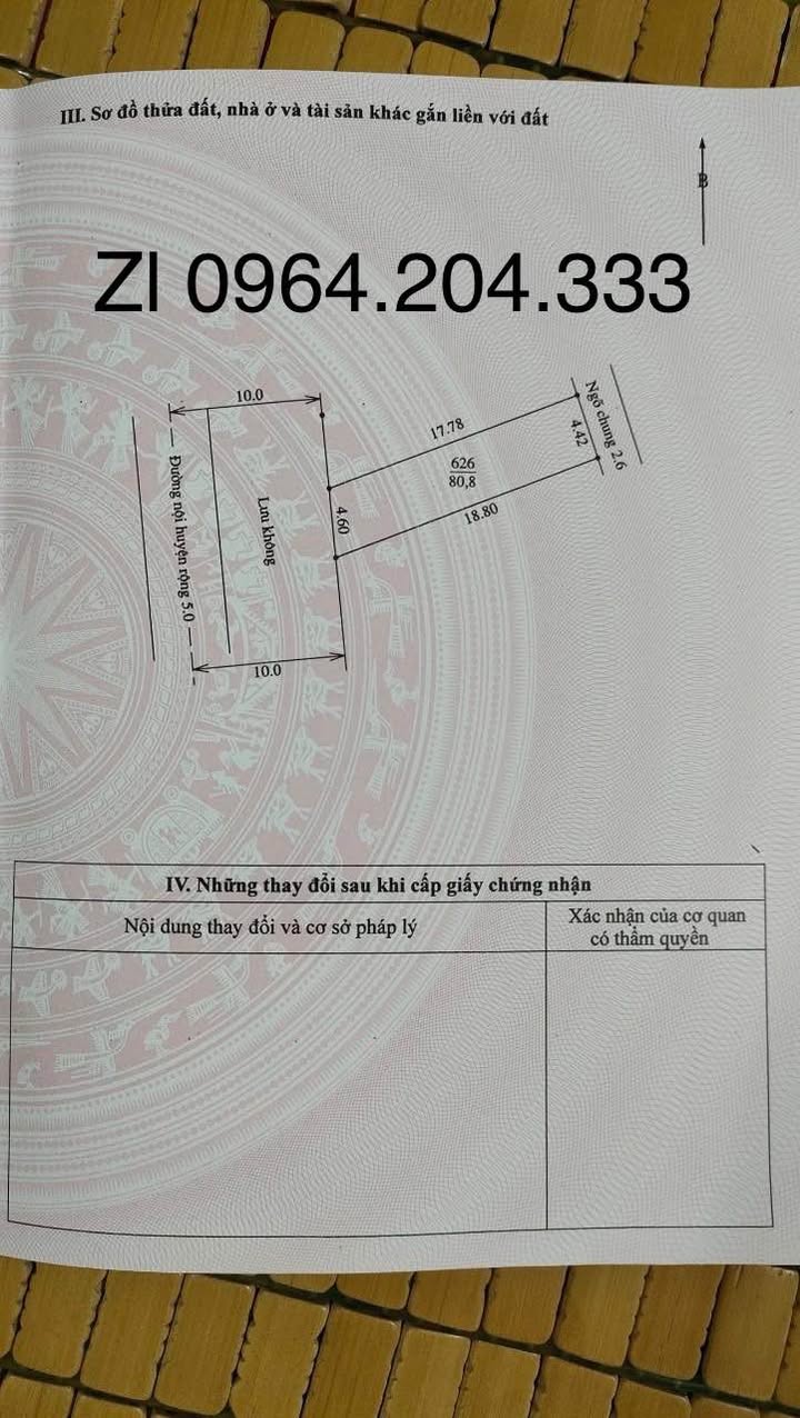 Đất nền Phụng Châu Chương Mỹ 81m² 8 tỷ - Sổ đỏ chính chủ