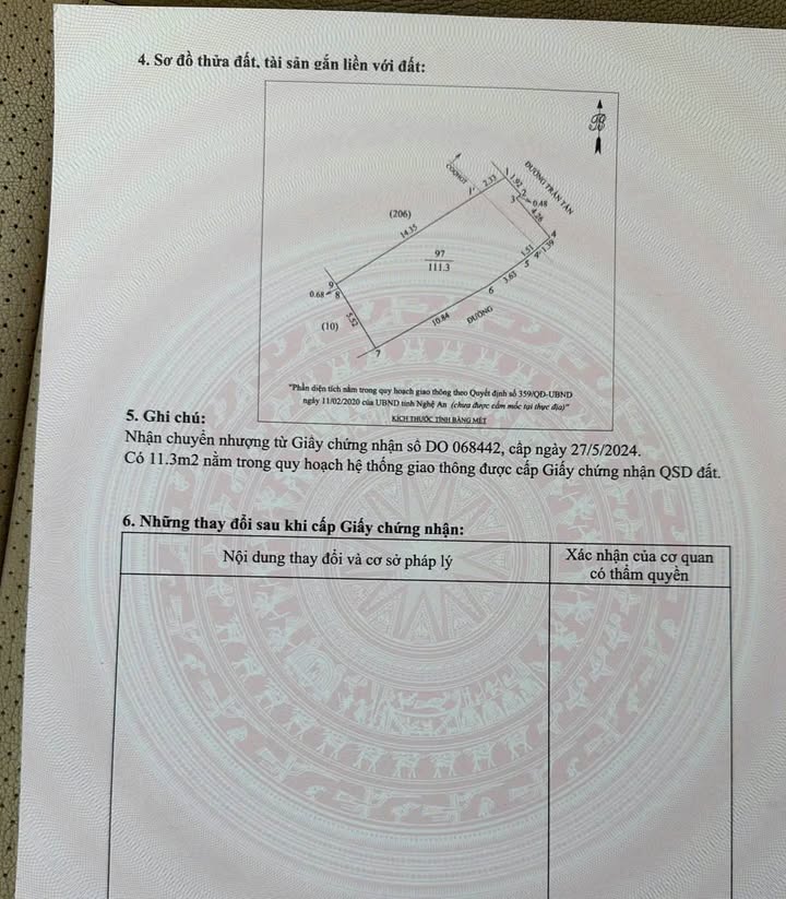 Đất nền Trần Tấn, Vinh 113m² - Tiềm năng tăng giá vượt trội!