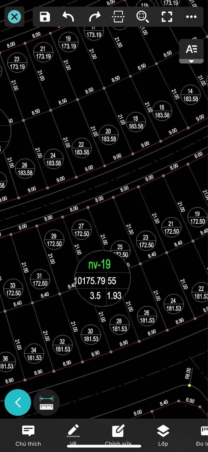 Đất nền NV19-Handico Vinh 172.5m² Hướng Tây Bắc - Giá Đầu Tư 40tr/m²