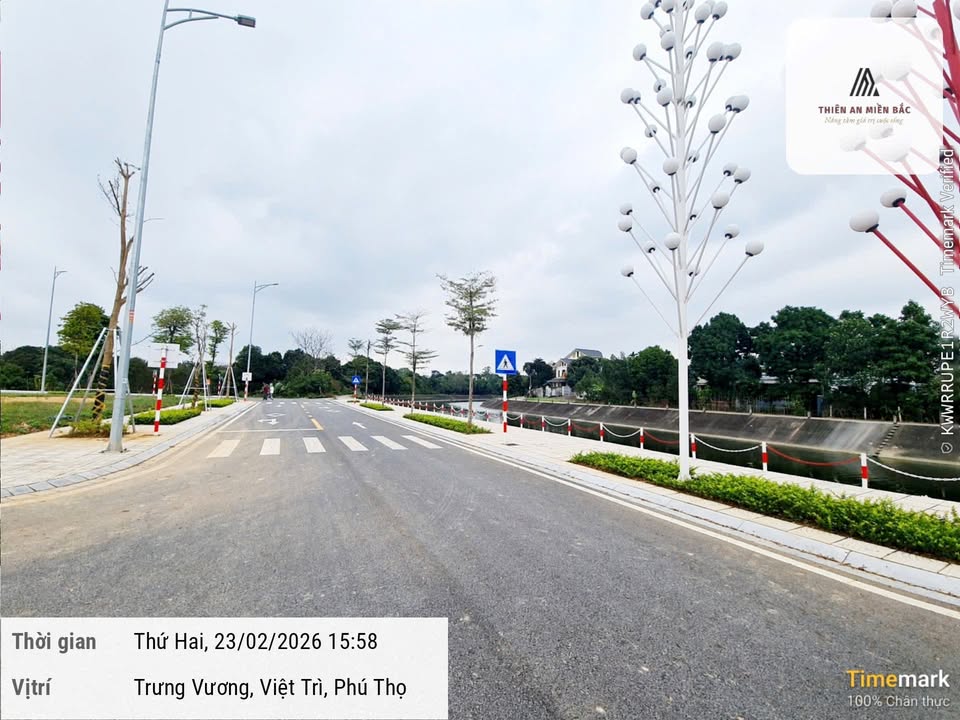 Đất nền góc 2 mặt tiền 114m² - Khu đô thị Việt Trì, Phú Thọ - Giá 6-7 tỷ