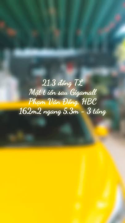 Nhà mặt tiền Hiệp Bình Chánh 162m² giá 21.3 tỷ - Mặt tiền kinh doanh