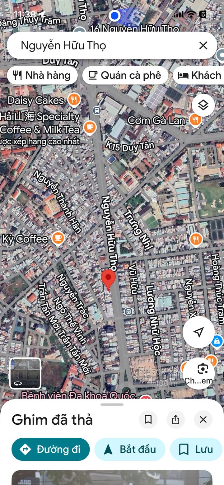 Đất Mặt Tiền Nguyễn Hữu Thọ, Đà Nẵng - 120m² Sổ Đỏ, Giá Tốt