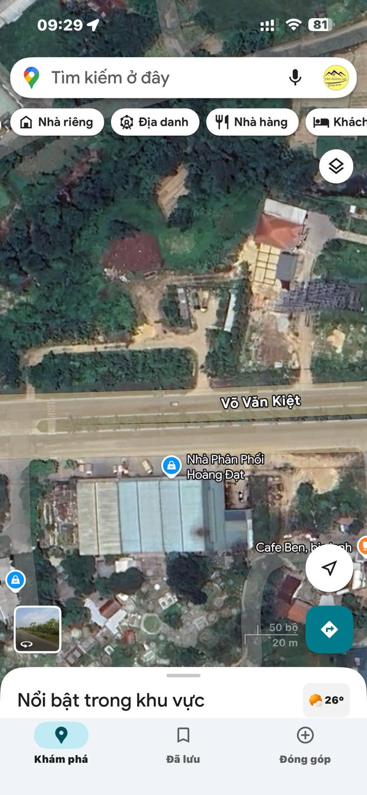 Đất cho thuê Võ Văn Kiệt, Huế 500m² - Vị trí đắc địa!