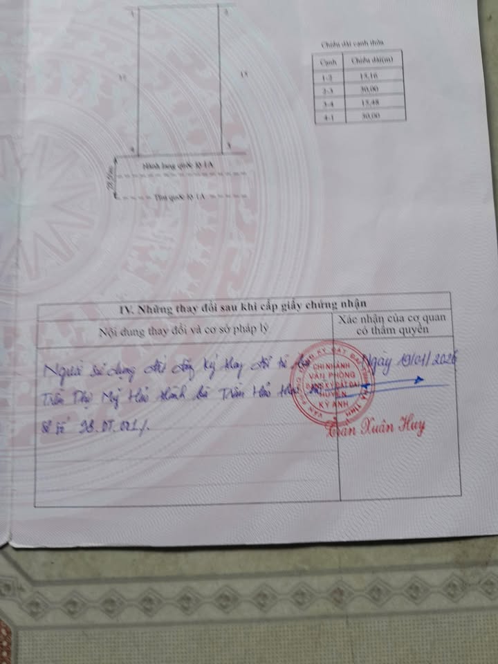 Mặt Tiền QL1A Kỳ Anh - 459m² Thổ Cư, Kinh Doanh Đa Ngành - Giá 3 Tỷ