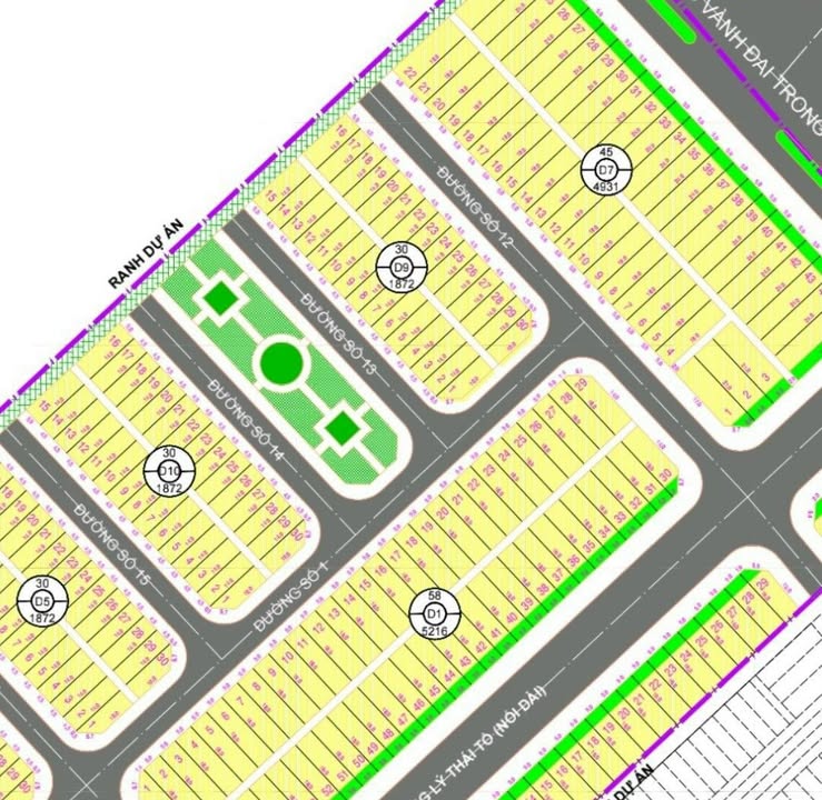 Bán Nền Mặt Tiền Kinh Doanh Đường Số 13, Long Xuyên - 63m² Sổ Đỏ Sẵn