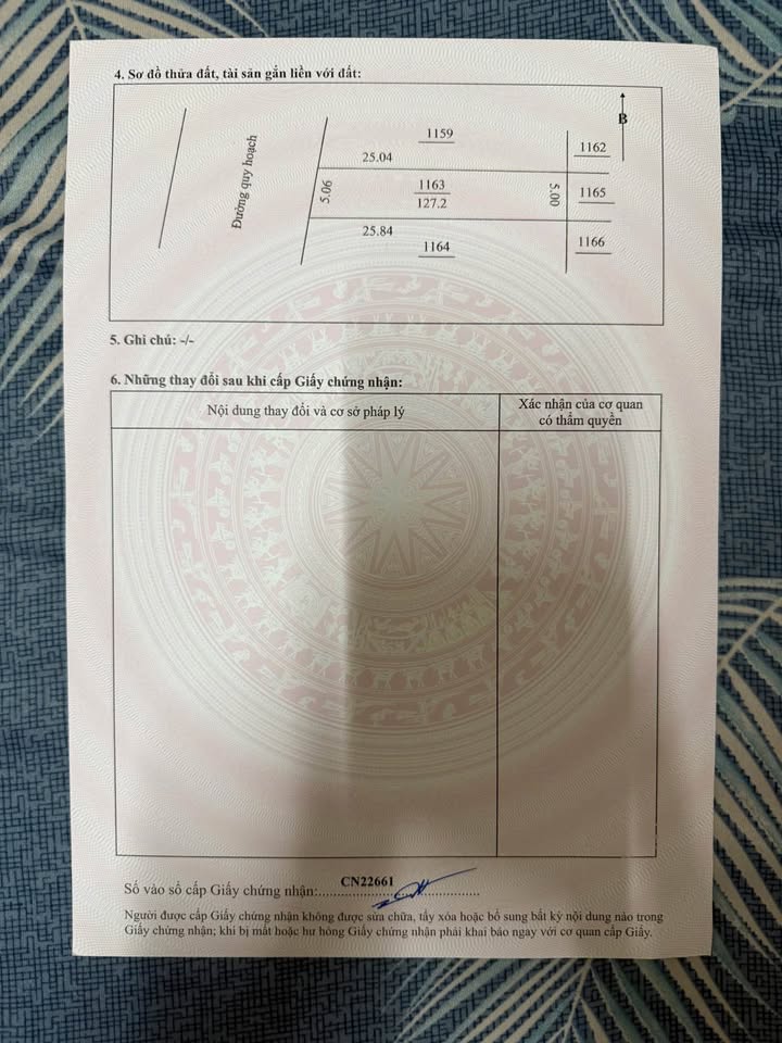 Đất thổ cư 127m² mặt tiền 5.06m Tố Hữu, TP Thái Nguyên - Sổ đỏ sẵn sàng