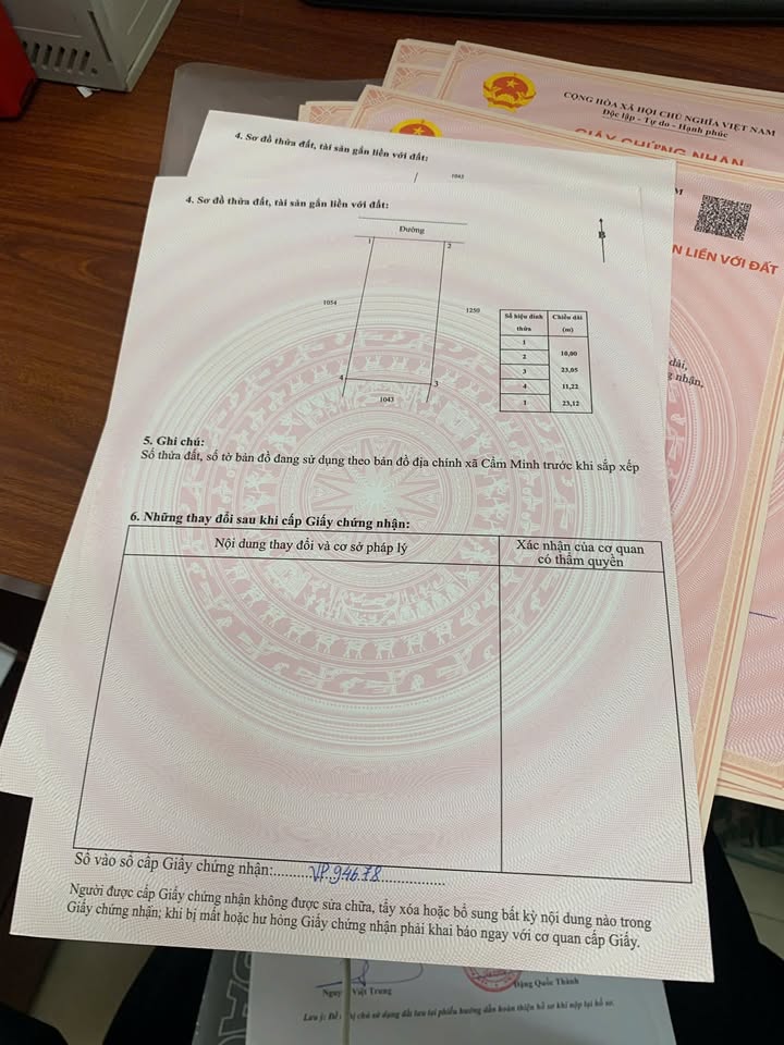 Đất nền Cẩm Minh, Hà Tĩnh - 253m² - Giá 5xx triệu - Tặng vàng