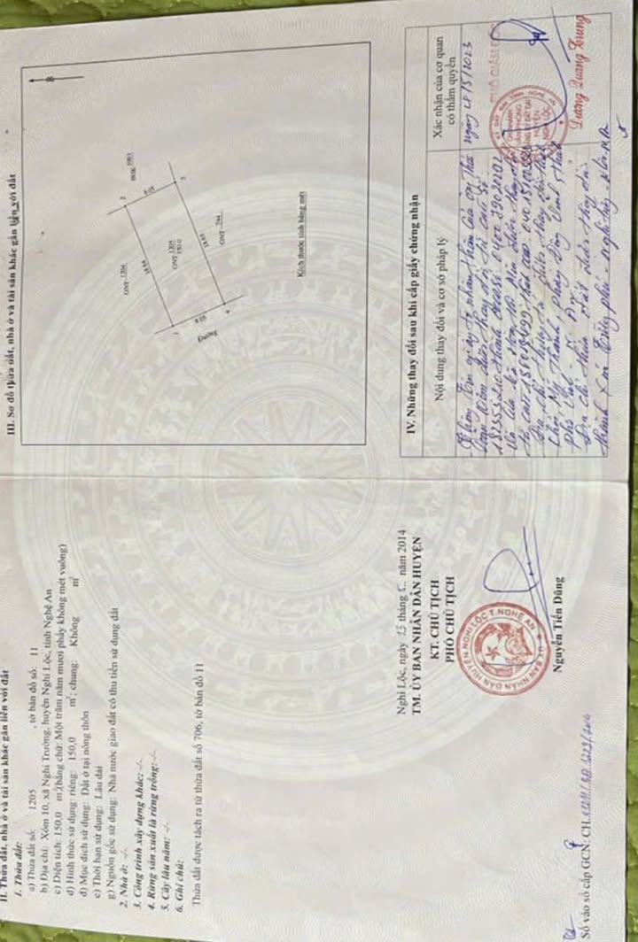 Đất nền Nghi Lộc 150m² - Sổ đỏ chính chủ, tiềm năng tăng giá!