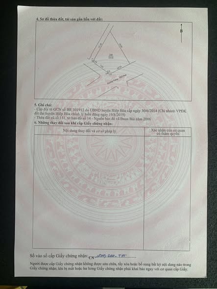 Đất nền 211m² mặt tiền kinh doanh, Hiệp Hòa, Bắc Ninh - Giá tốt