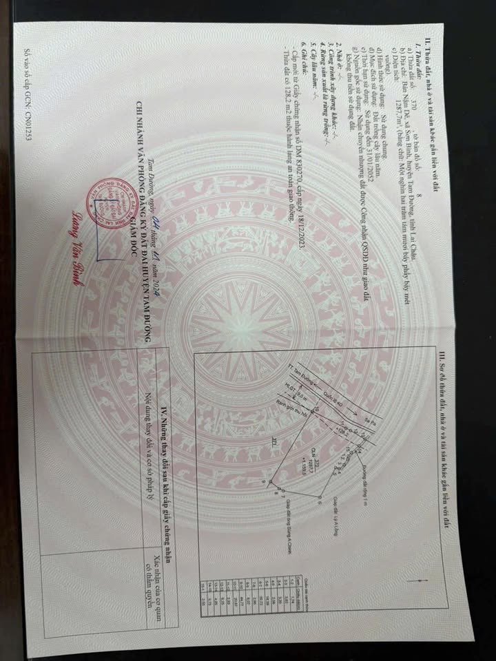 Đất nền 1650m² mặt đường Sơn Bình, Lai Châu - Tiềm năng tăng giá vượt trội!