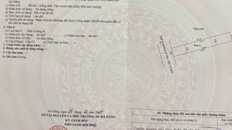 Đất nền Lê Hữu Trác Đà Nẵng 173m² - Tiềm năng tăng giá vượt trội!