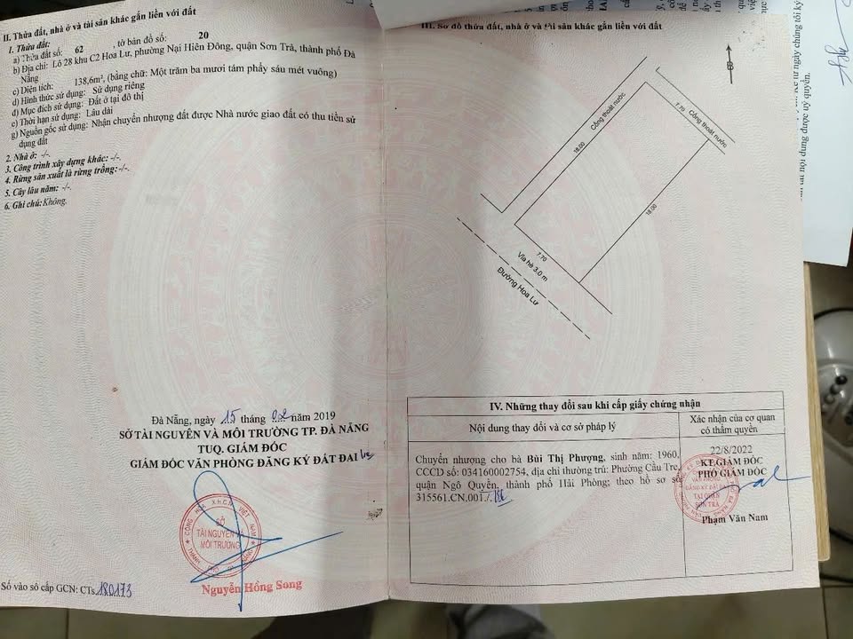 Đất nền Hoa Lư Đà Nẵng 140m² - Xây dựng tự do 7 tầng!