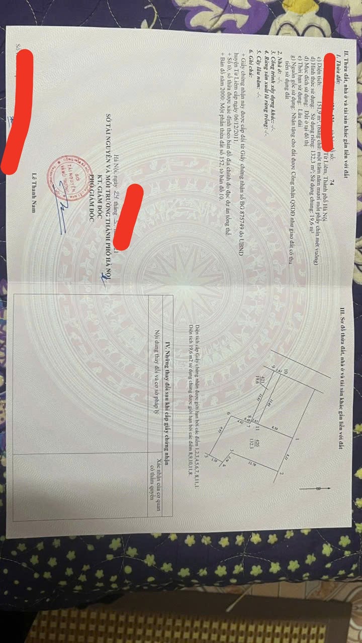 Đất nền Ngọc Trục Nam Từ Liêm 132.3m² - Tiềm năng tăng giá vượt trội!