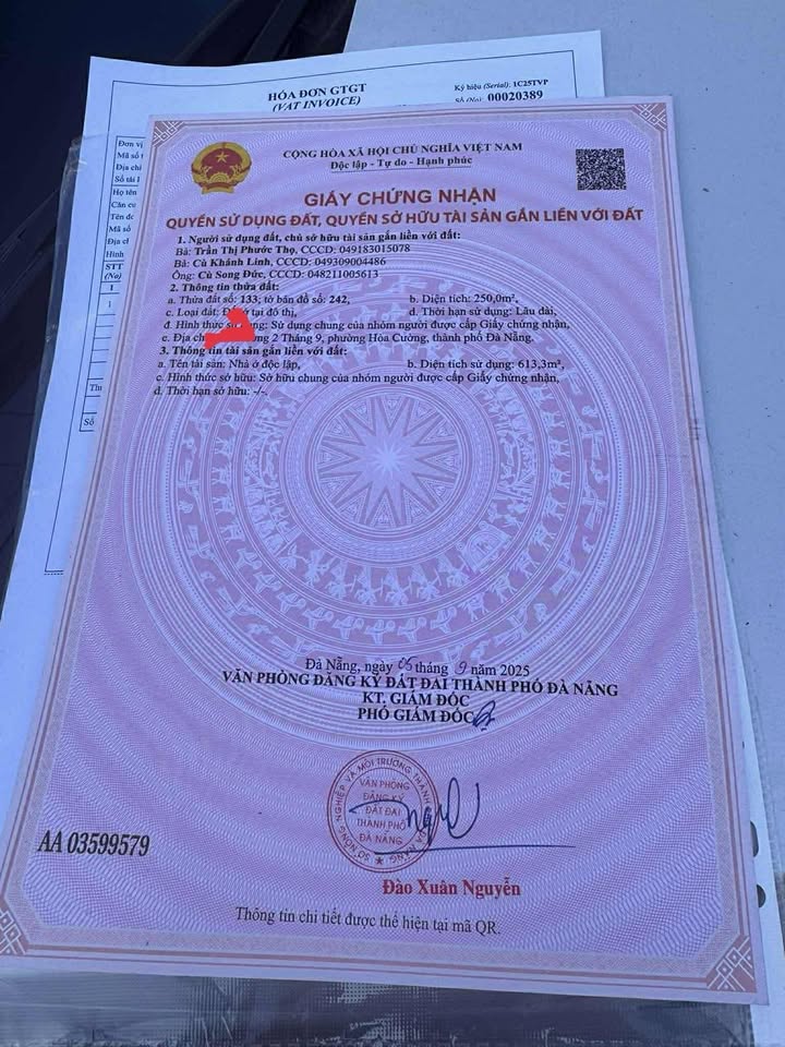 Nhà mặt tiền 2/9 Hải Châu 613m² 50 tỷ - Vị trí đắc địa