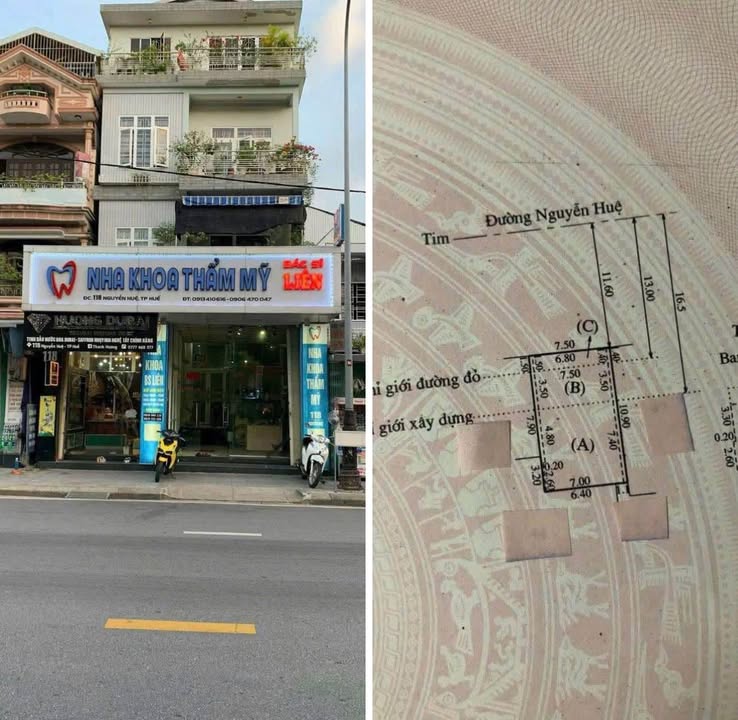 Nhà Phố Mặt Tiền Nguyễn Huệ, Huế - 94m², Kinh Doanh Sầm Uất