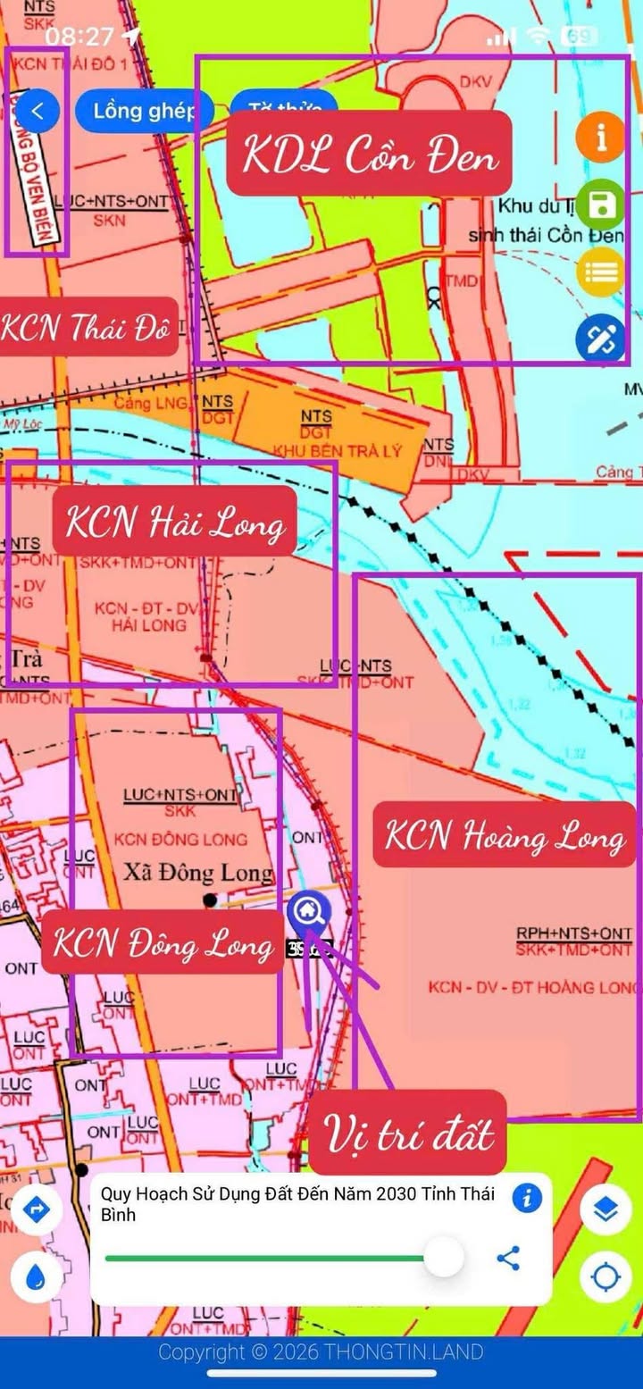 Đất nền Đông Long, Tiền Hải 200m² giá 1.4 tỷ - Đất thổ cư 100%!