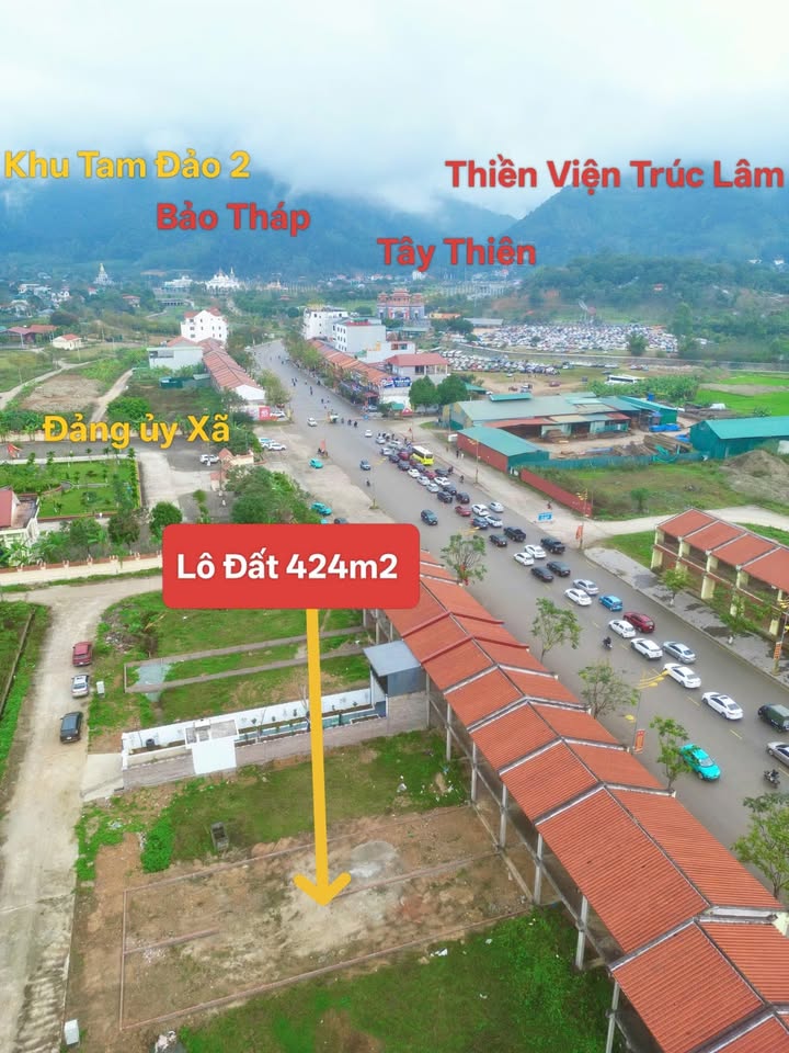 Đất nền 424m² Tam Đảo - Sẵn sàng đầu tư đón sóng du lịch