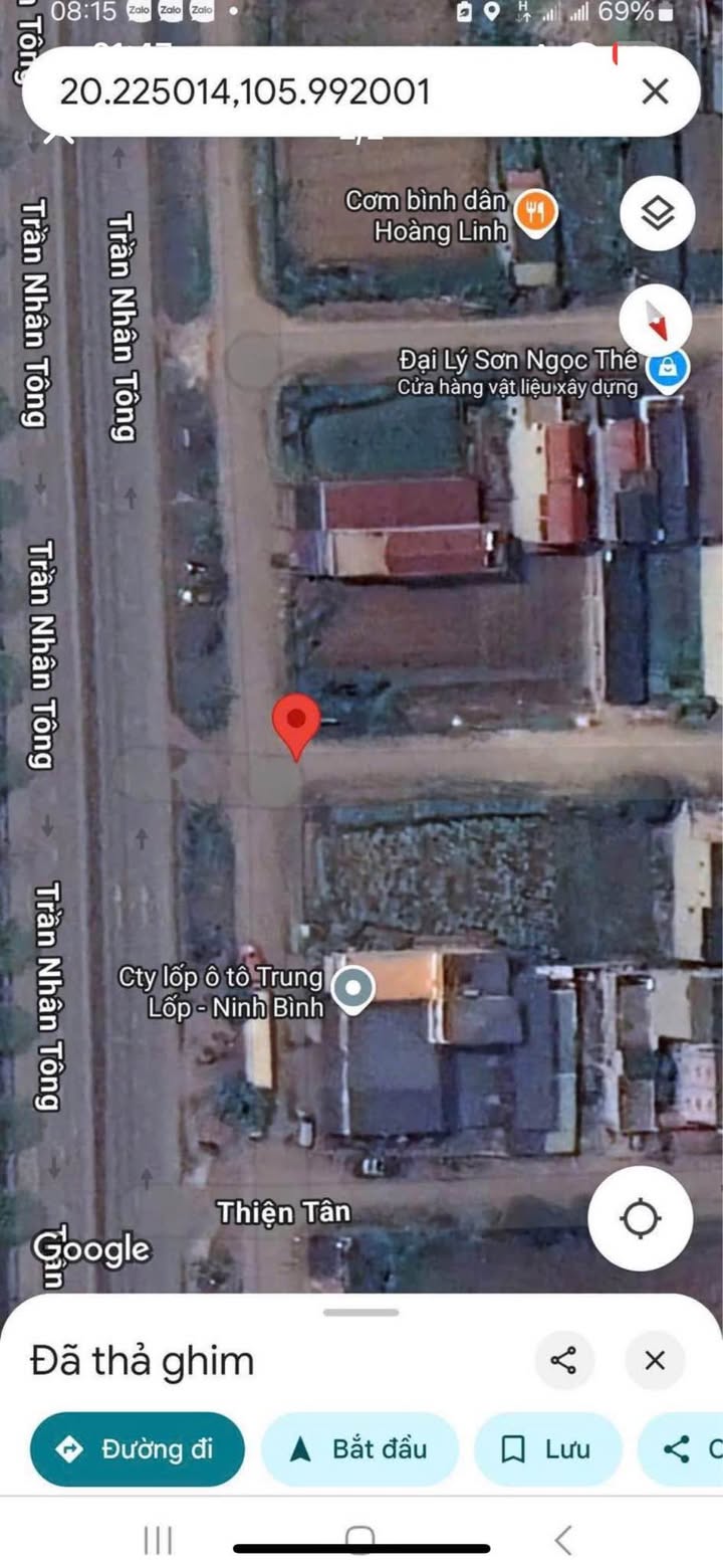 Đất nền đầu ve mặt tiền Trần Nhân Tông, TP Hoa Lư - 120m² kinh doanh đắc lợi