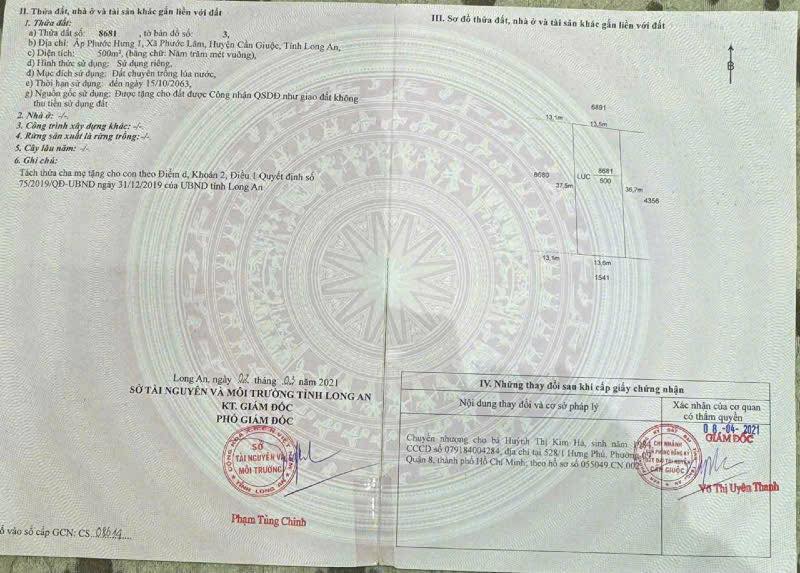 Đất Vườn Cần Giuộc 500m² - Giá Đầu Tư Tốt!