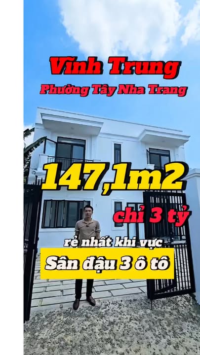 Nhà 2 Tầng Mới Xây 147m² - Khu Võ Cạnh, Nha Trang - Giá 3 Tỷ