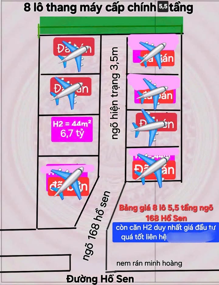 Nhà Mặt Tiền Hồ Sen, 44m², 6.7 Tỷ - Vị Trí Đắc Địa