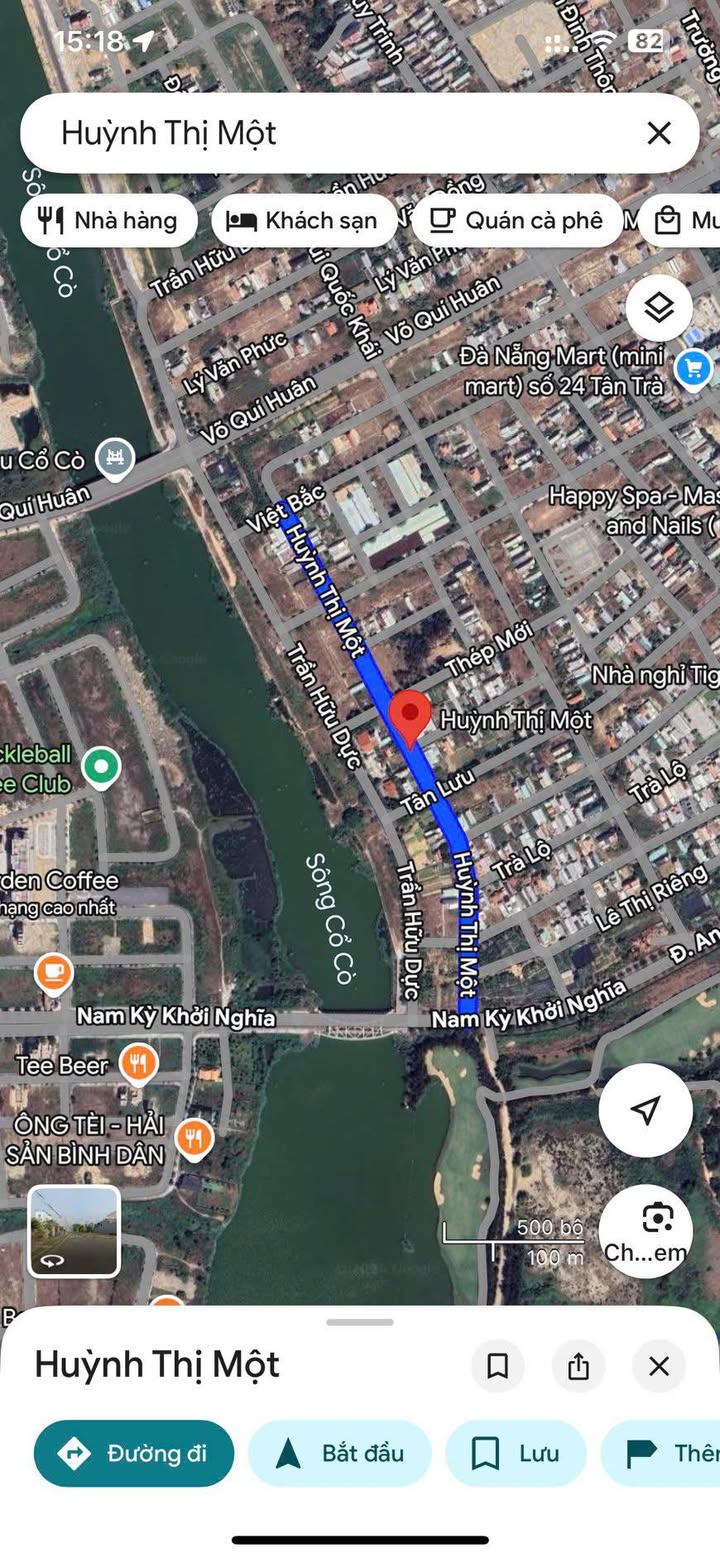 Đất Nền Huỳnh Thị Một Cẩm Lệ 100m² - Sổ Đỏ Chính Chủ!