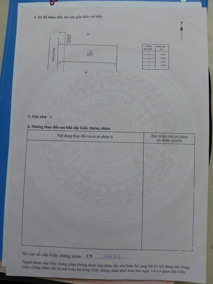 Đất nền Bàu Chinh, Châu Đức 350m² giá 1.25 tỷ - Sổ đỏ chính chủ